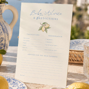 Jeux de prédictions et conseils pour Baby Shower J