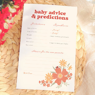 Jeux de prédictions et conseils pour Baby Shower L