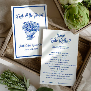 Jeux de Salle de Fête de Mariage Bleu "Préfèrerait