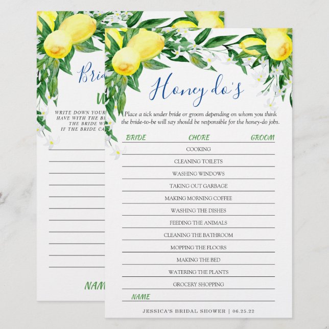Jeux de Salle de Mariage Double Face Fleurs de Cit (Devant / Derrière)