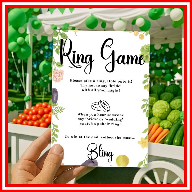 Jeux de société de mariage : Jeu de l'anneau Fresh (Créateur téléchargé)