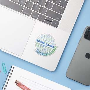 Jeux de société nous rassemblent Sticker Vinyl