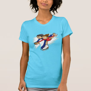 Jeux d'hiver - T-shirt de patinage artistique