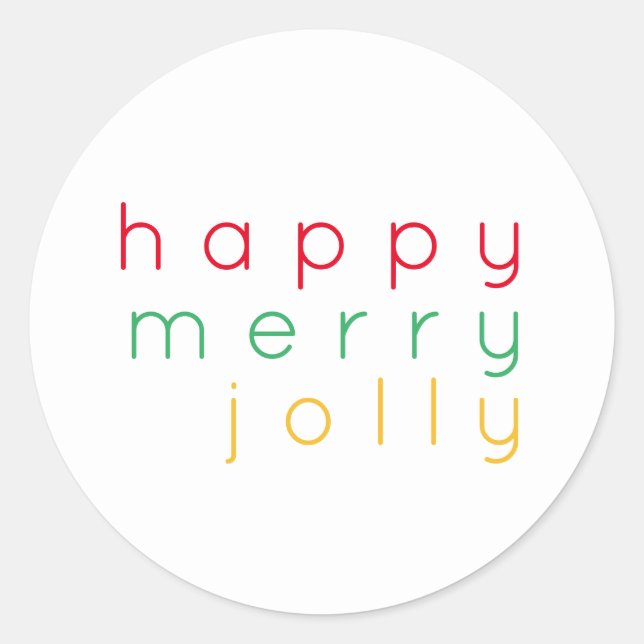 JEUX JOLLY JOLLY Stickers Rond (Devant)