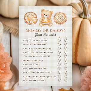 Jeux Maman ou Papa à la Baby Shower de Bébé Gâteau