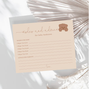 Jeux minimaliste moderne de Baby shower d'ours mou