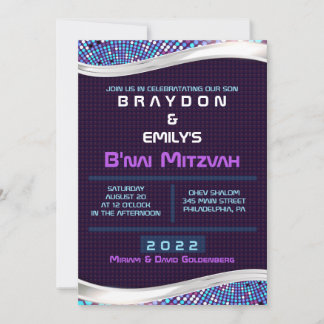 JEUX VIDÉO Invitation B'nai Mitzvah
