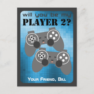 Jeux Vidéo Valentines Carte Jour Enfants (salle de