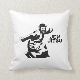 Jew Jitsu Coussin   Cadeaux Juifs Bar Mitzvah