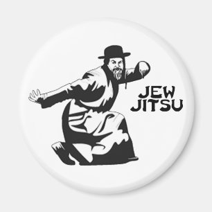 Jew Jitsu Magnet   Cadeaux Juifs Bar Mitzvah