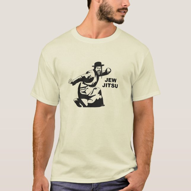 Jew Jitsu T-Shirt | Cadeaux Juifs Bar Mitzvah (Devant)
