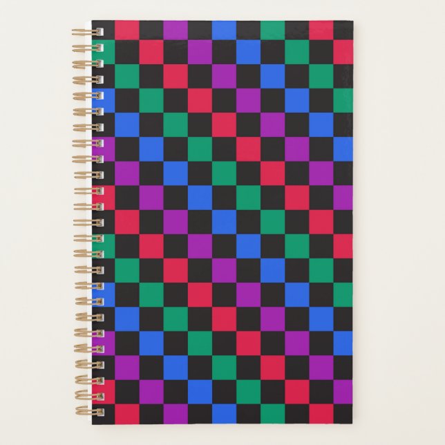Jewel candy diagonal checkerboard pattern (Devant)