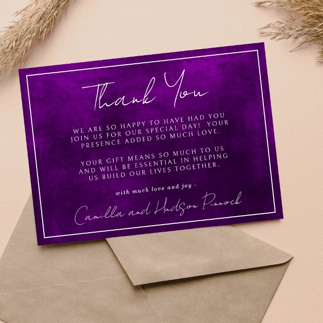 Jewel Tone Romance | Amethyste | Note Merci (Créateur téléchargé)
