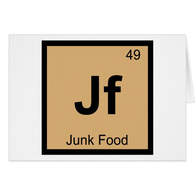 Jf - Symbole du tableau périodique de la chimie de (Devant horizontal)