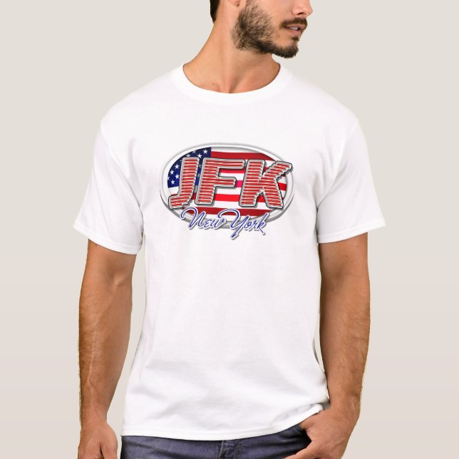 JFK Airport Code New York T-Shirt (Devant)