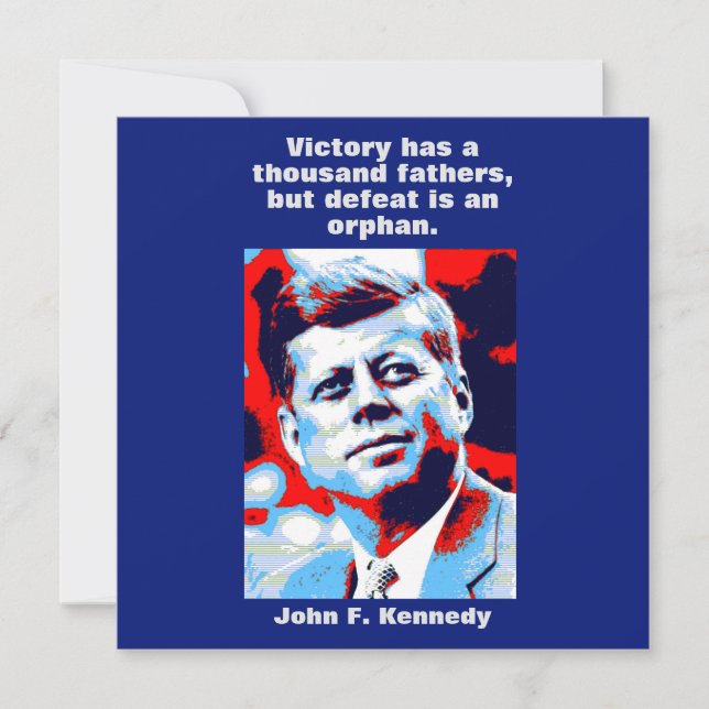 JFK John F. Kennedy Citation Inspiration Motivatio (Devant)