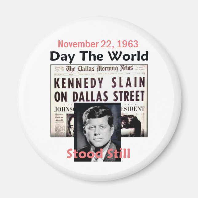 JFK KILLED Magnet (Devant)