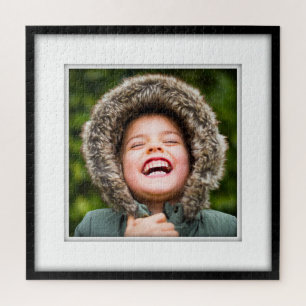 Jigsaw Puzzle Carré personnalisé photo encadrée