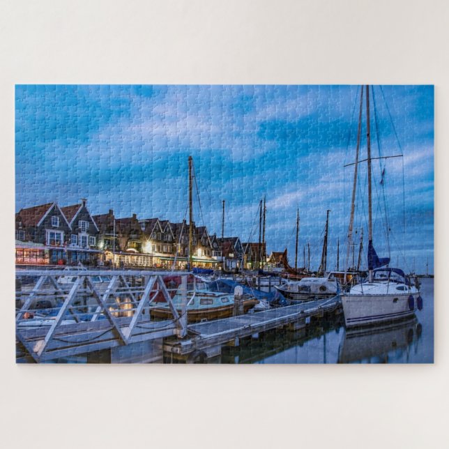 Jigsaw puzzle de scène de la nuit de la ville de p (Horizontal)