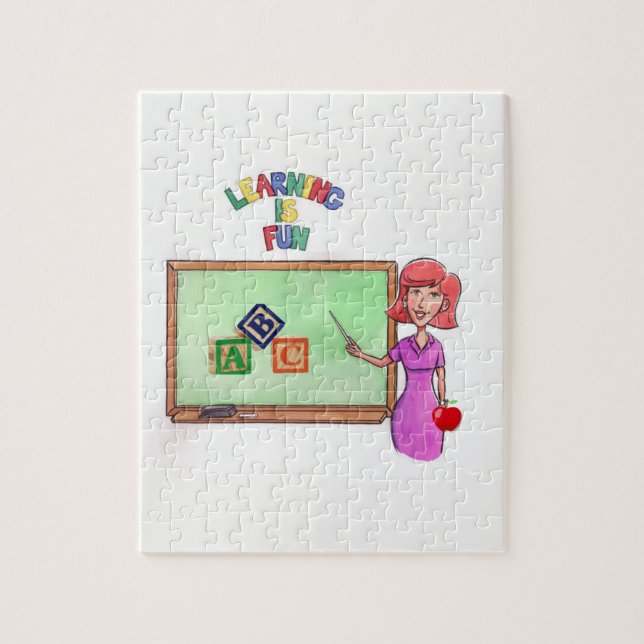 Jigsaw Puzzle Enseignant (Vertical)
