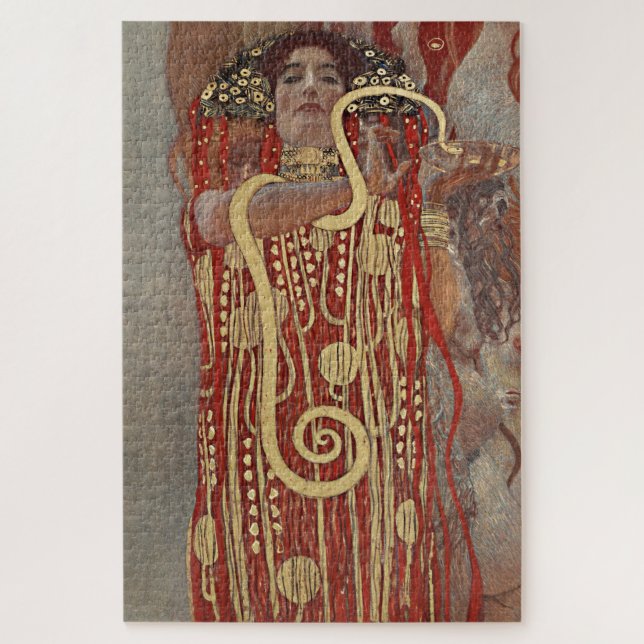 JIGSAW PUZZLE : GUSTAV KLIMT : HYGIEIA : 1907 (Vertical)