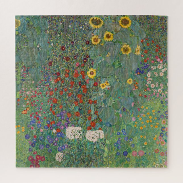 JIGSAW PUZZLE : GUSTAV KLIMT : JARDIN AGRICOLE  (Vertical)