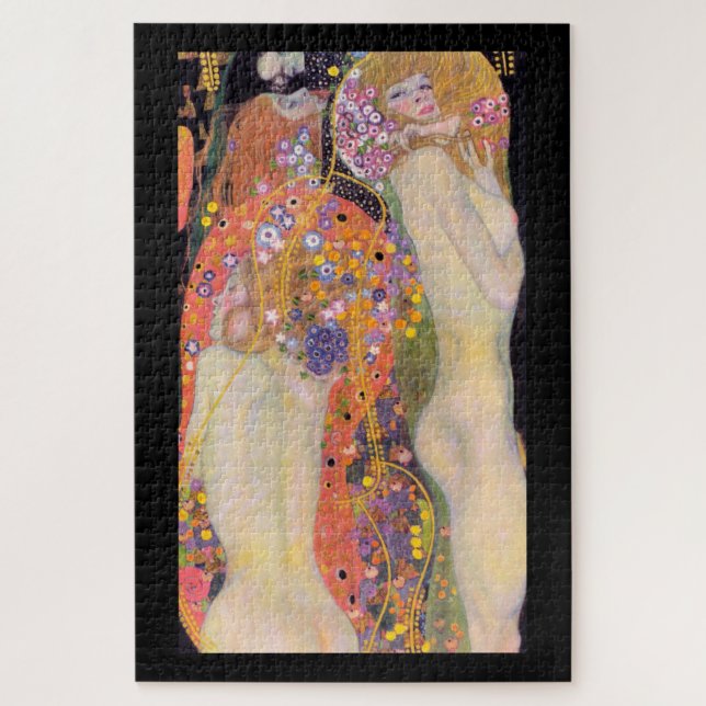 JIGSAW PUZZLE : GUSTAV KLIMT : SERPENTS D'EAU II (Vertical)