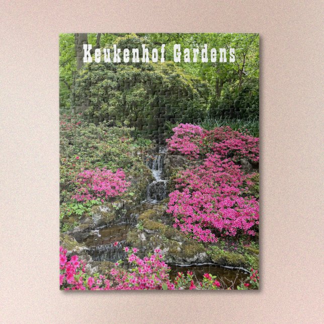 Jigsaw Puzzle Jardins et Cascade d'Amsterdam (Text is optional. Select Personalization to backspace it out.)