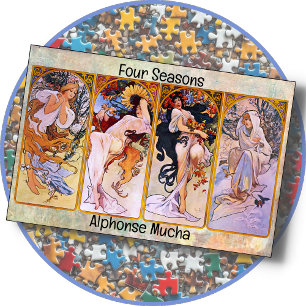 JIGSAW PUZZLE - Les "Quatre saisons" d'Alphonse Mu