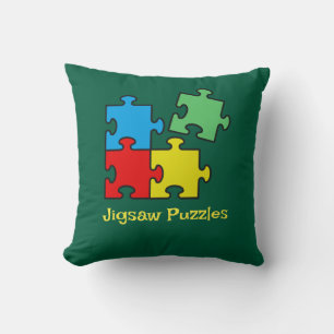 Jigsaw Puzzle Pièces Jeter Oreiller