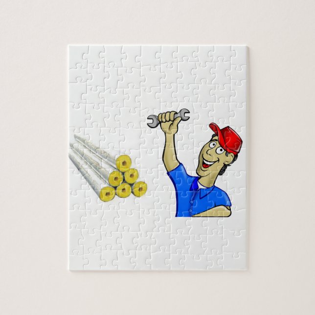 Jigsaw Puzzle Plumber (Vertical)