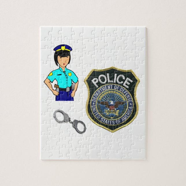 Jigsaw Puzzle Police Femme (Vertical)