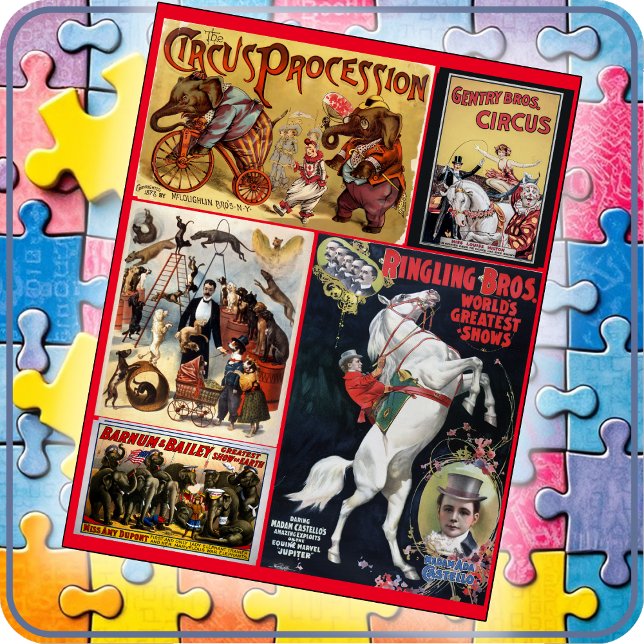 Jigsaw Puzzle - Quand le cirque est arrivé à la vi (Créateur téléchargé)