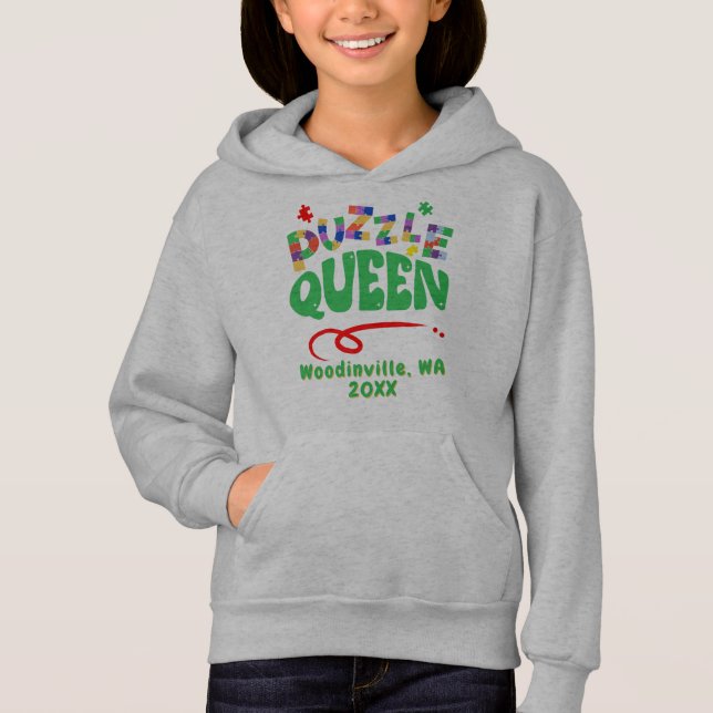 Jigsaw Puzzle Queen Lieu Nom (Devant)