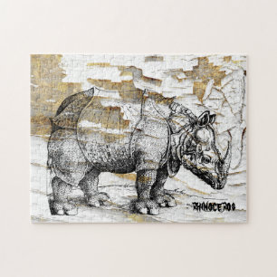 Jigsaw Puzzle Rhinoceros