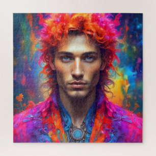 Jigsaw Puzzle Sets d'un portrait d'homme