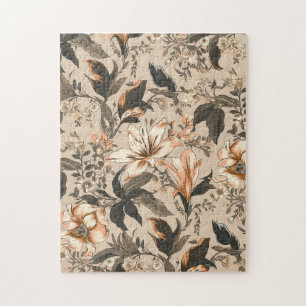 Jigsaw Puzzle vintage Floral Patal