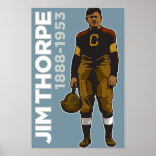 JIM Thorpe, affiche cent pour cent américaine