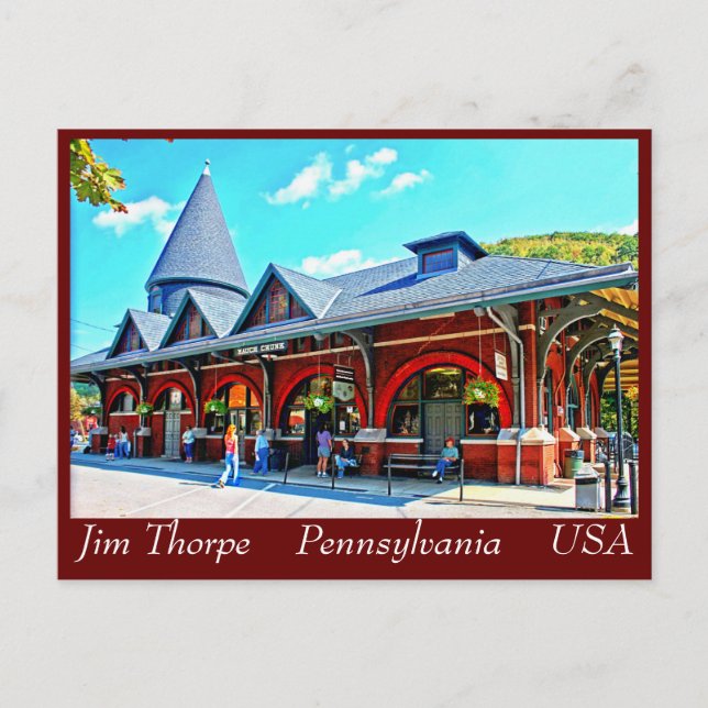Jim Thorpe Pa. 21 Carte postale (Devant)