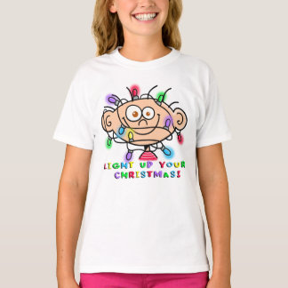 Jimmy de la fille T-shirt "allument votre Noël"