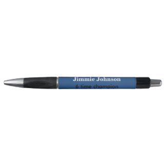 Jimmy Johnson six stylos de champion de temps