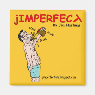 JIMPERFECT Glug Glug Magnet