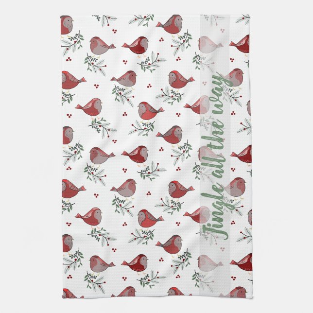 Jingle all the way - Torchons de cuisine (Vertical)