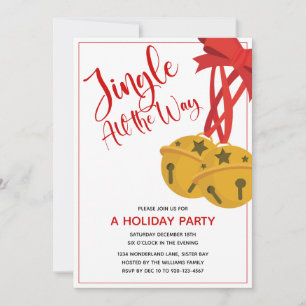 Jingle All Way Bells Fête Invitation