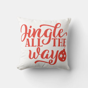 Jingle All Way Coussin de Noël - Festive