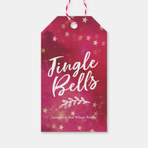 Jingle Bells étiquettes cadeaux de Noël personnali