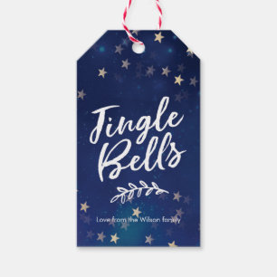 Jingle Bells étiquettes cadeaux de Noël personnali