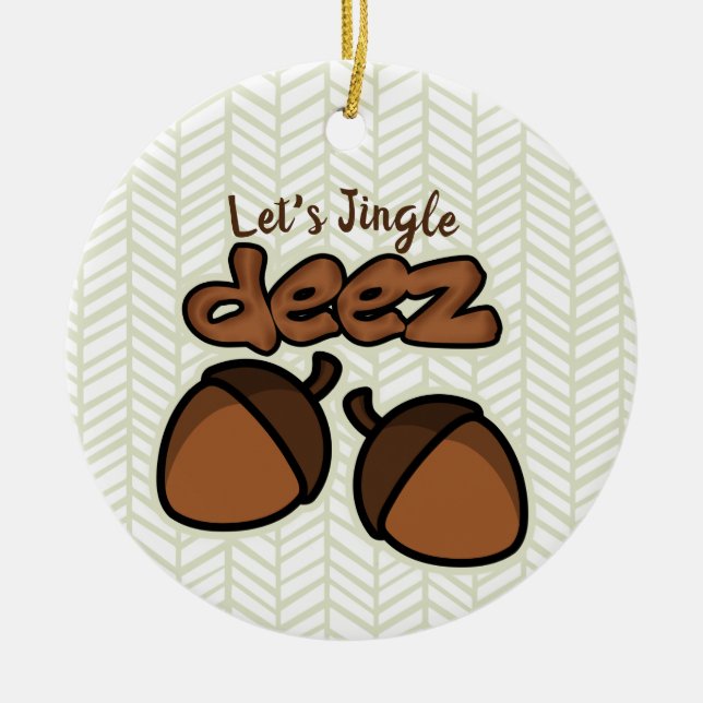 Jingle Deez, ornement céramique (Devant)