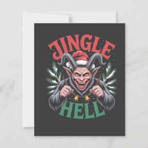 Jingle Enfer Noël Krampus Evil Noël