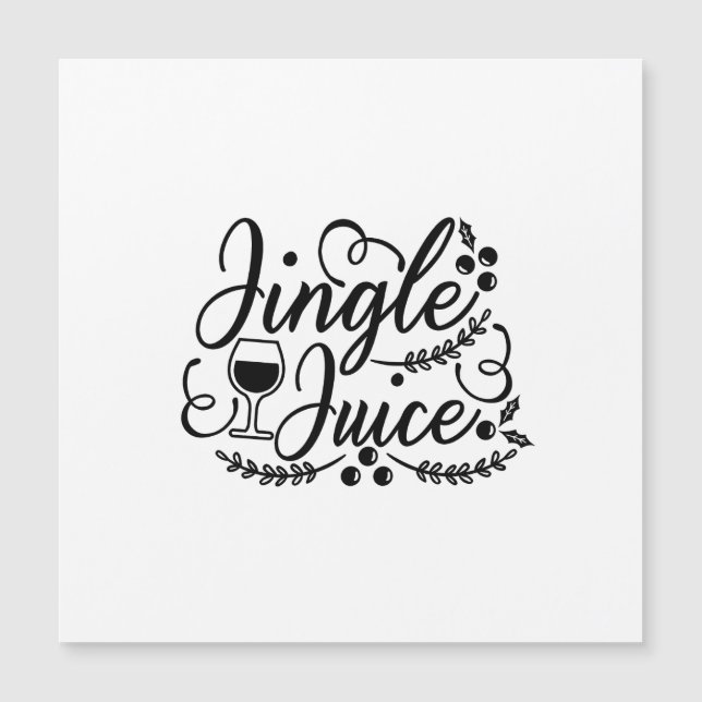 Jingle Juice Drôle de Noël Bière Buvant (Devant)